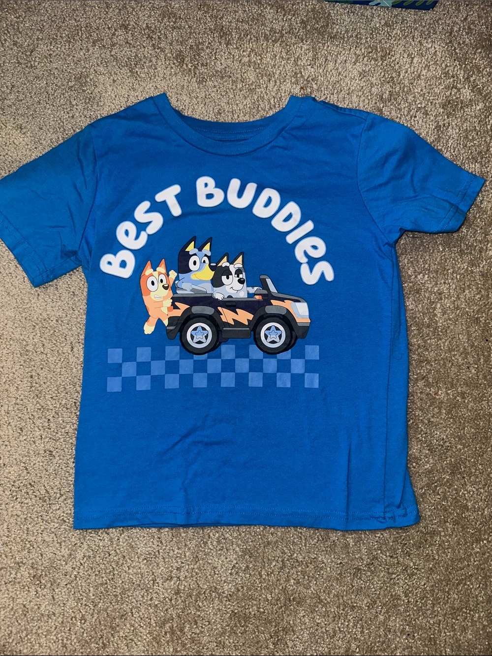 Bluey ‘Best Buddies' Kids T-Shirt featuring Cartoon Pups